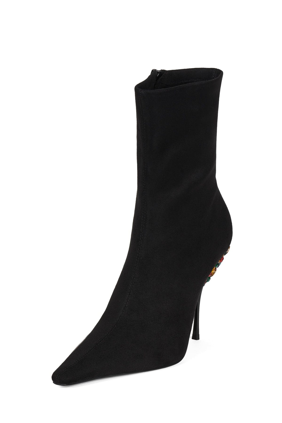 Crowned Black Suede