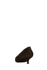 Ida-Mae Dark Brown Suede