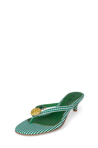 PINACOLADA GREEN GINGHAM