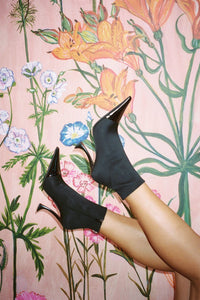 Caterina Black Suede Combo