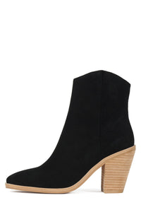 Horseshoe Black Suede