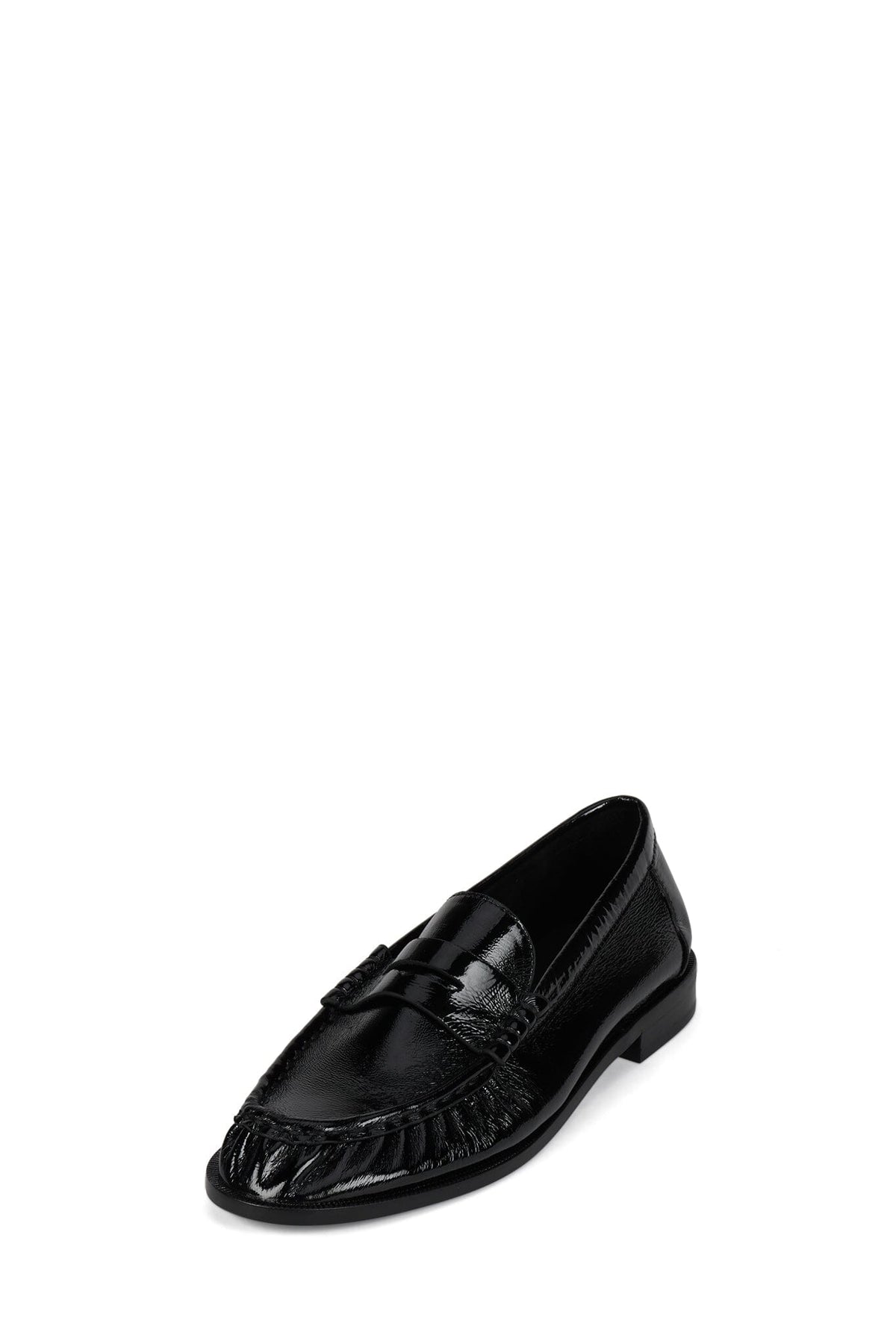 Stallone Black Crinkle Patent