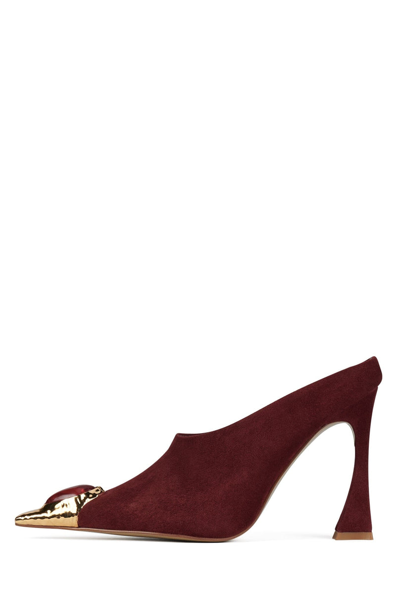 NAIAD RED GOLD SUEDE