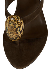 BRONZITE BROWN SUEDE