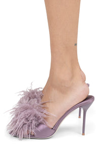 SHOPAHOLIC LILAC SATIN COMBO