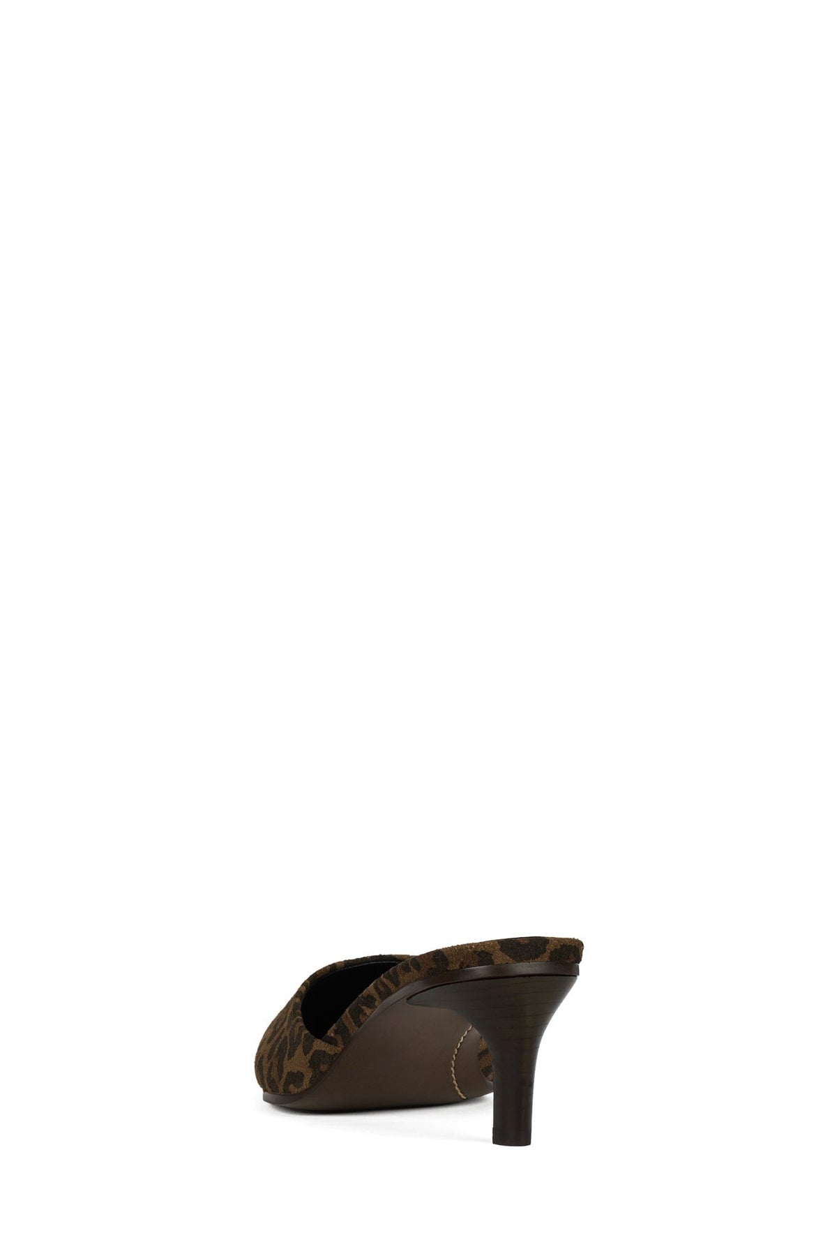 Claudina Tan Leopard Suede