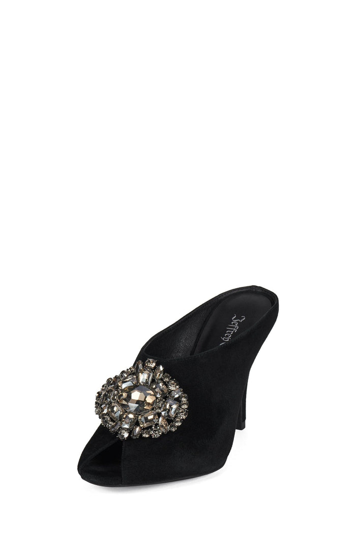 CORONATE BLACK SUEDE