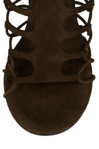 SCINTILLA BROWN SUEDE