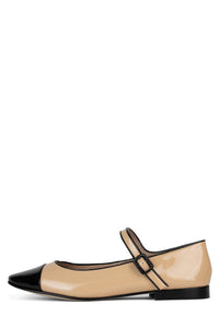 CURVET NUDE PATENT BLACK PATENT