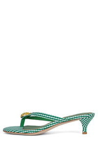 PINACOLADA GREEN GINGHAM