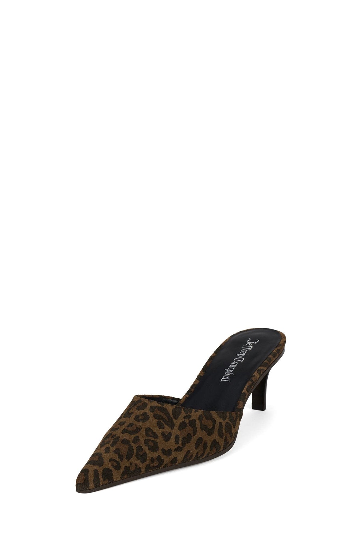 Claudina Tan Leopard Suede
