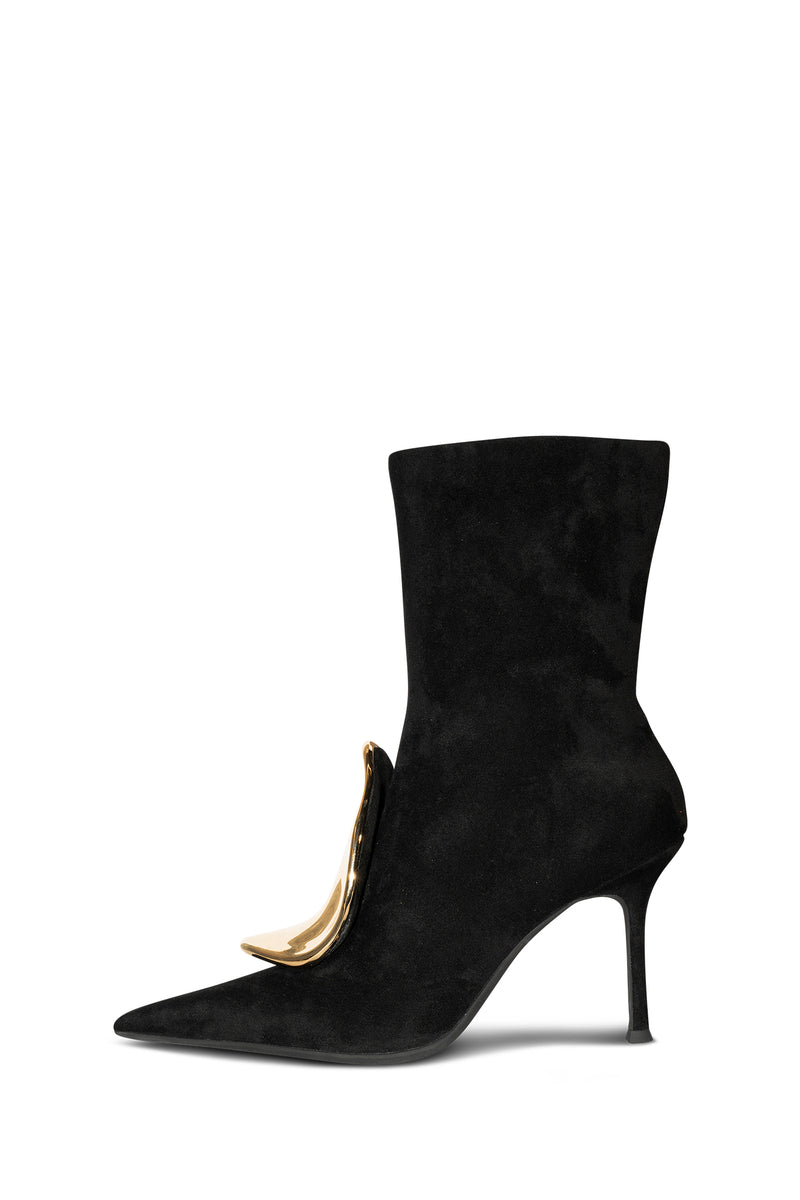 DARING-O BLACK SUEDE GOLD