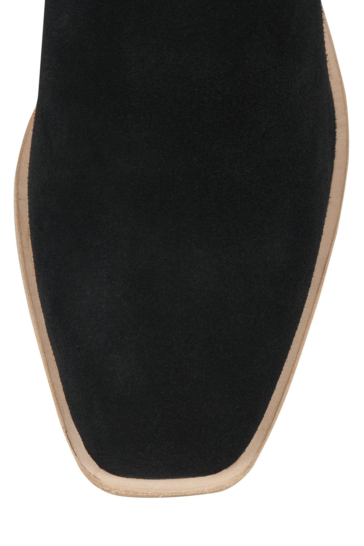 Horseshoe Black Suede