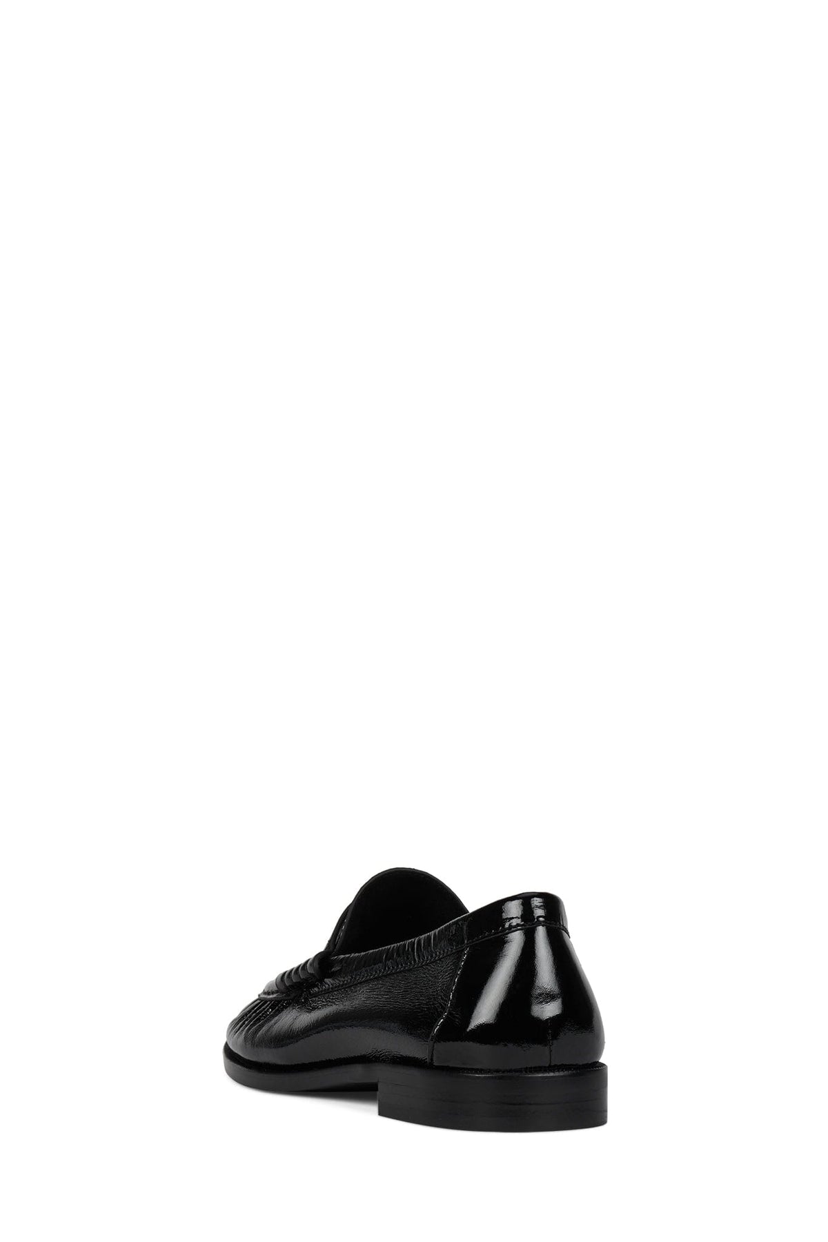 Stallone Black Crinkle Patent