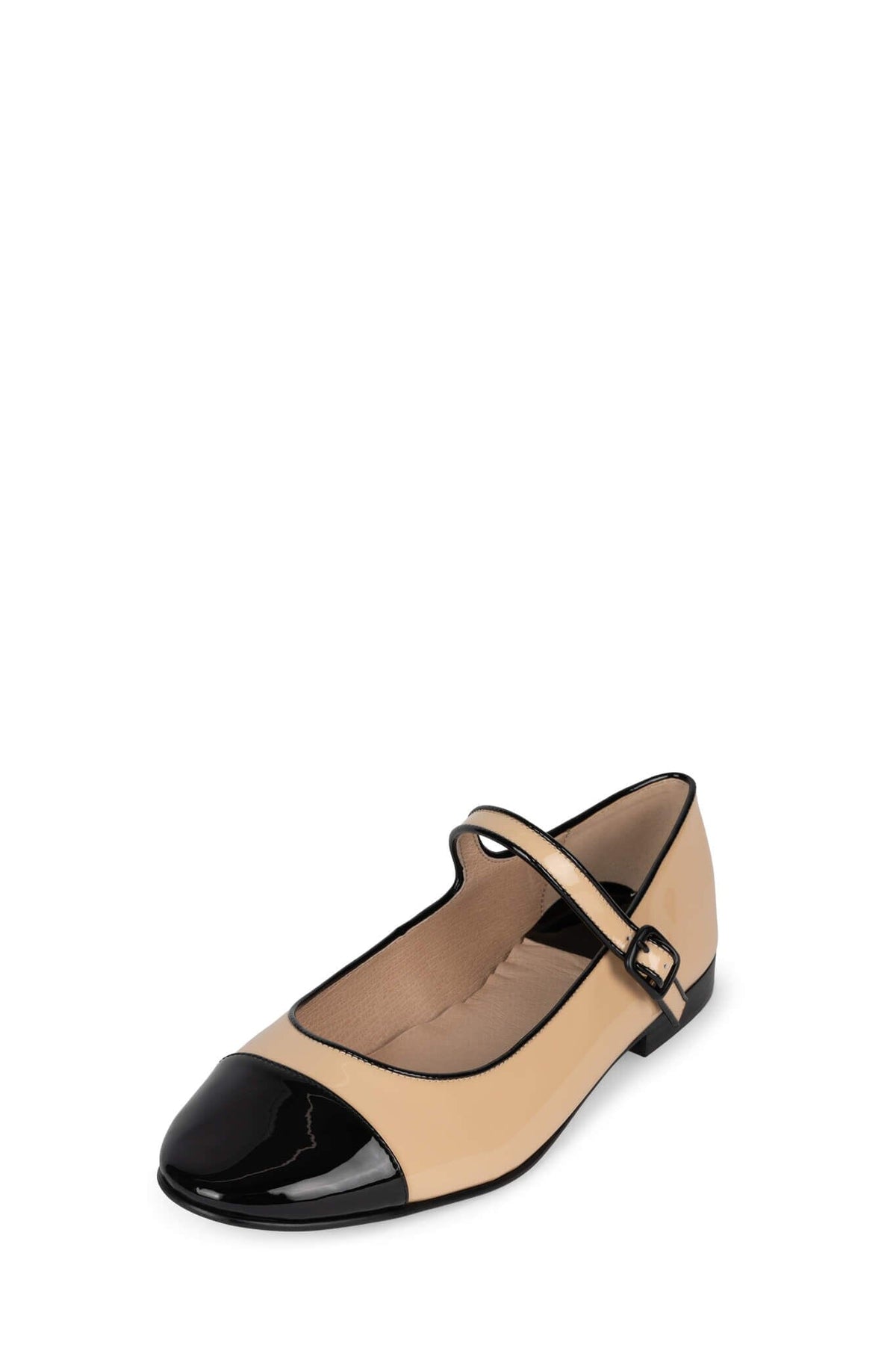 CURVET NUDE PATENT BLACK PATENT