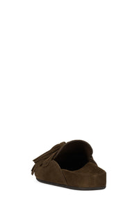 TOGGLE BROWN SUEDE