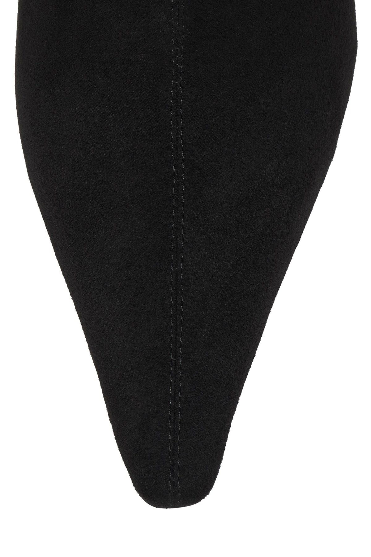 Crowned Black Suede