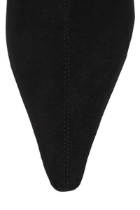 Crowned Black Suede
