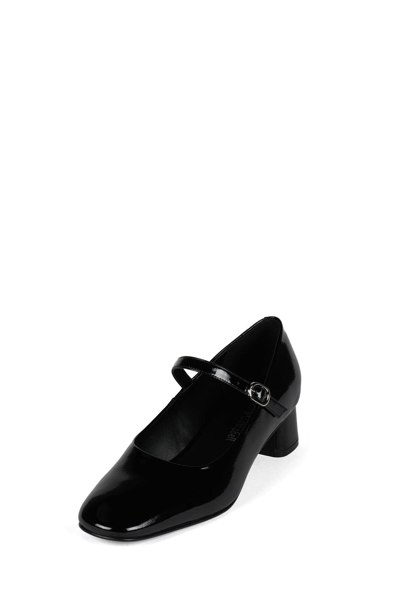 TOP-CLASS BLACK CRINKLE PATENT