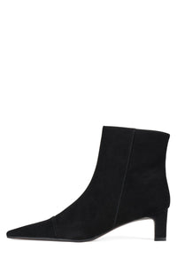 No-Time Black Suede