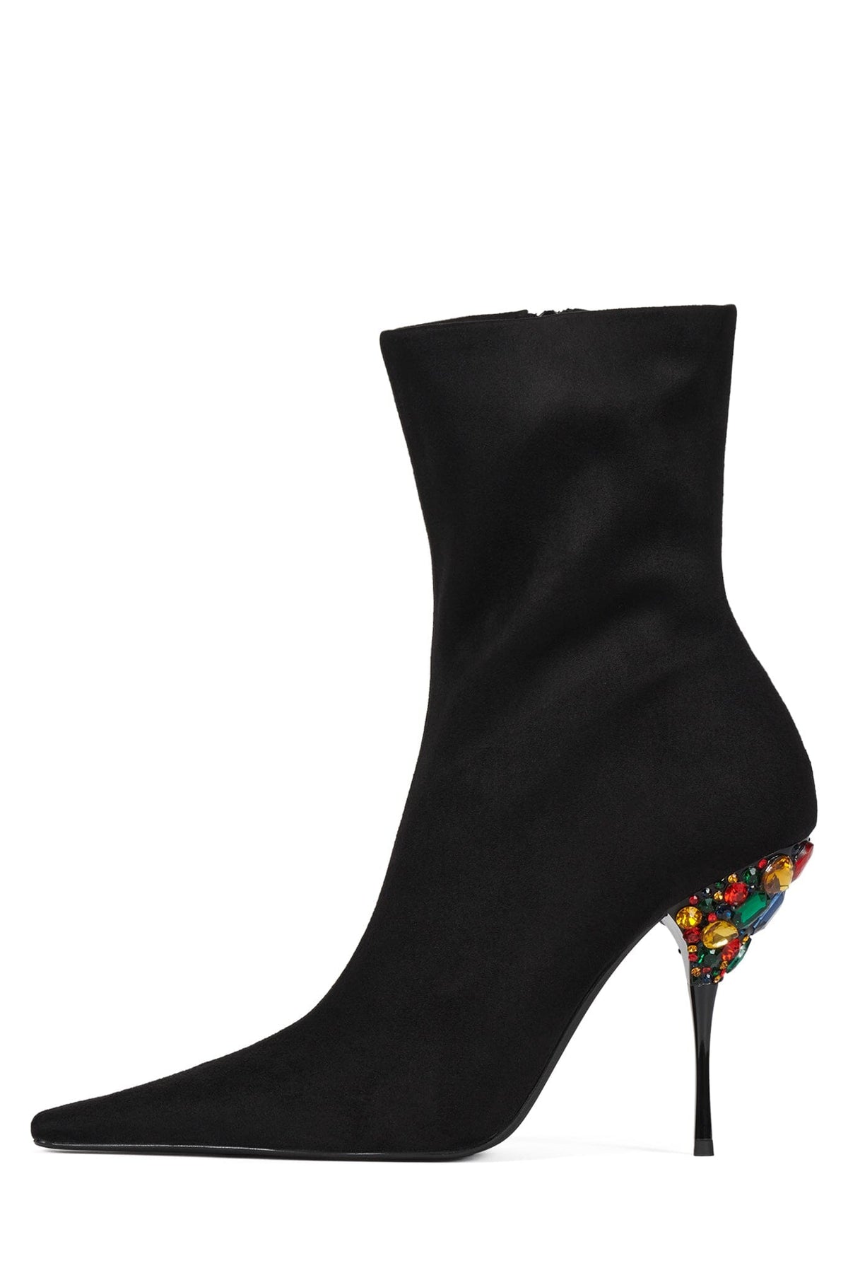 Crowned Black Suede