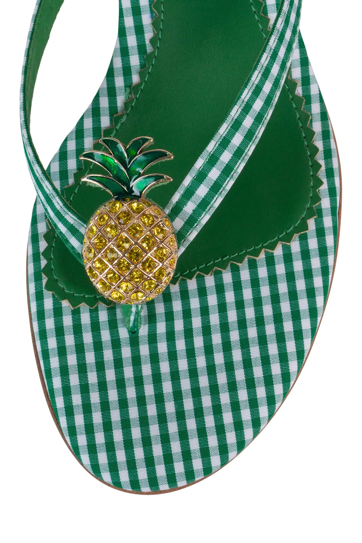 PINACOLADA GREEN GINGHAM