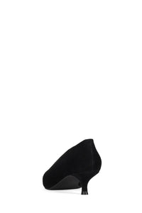 Ida-Mae Dark Black Suede