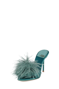 SHOPAHOLIC TEAL SATIN COMBO