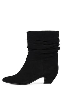 Zerlina Black Suede