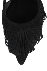 LASSO-ME BLACK SUEDE