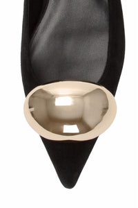 TACTFUL BLACK GOLD SUEDE