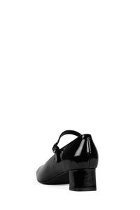 TOP-CLASS BLACK CRINKLE PATENT