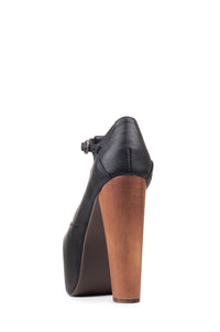FOXY BLACK LEATHER