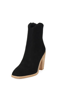 Horseshoe Black Suede