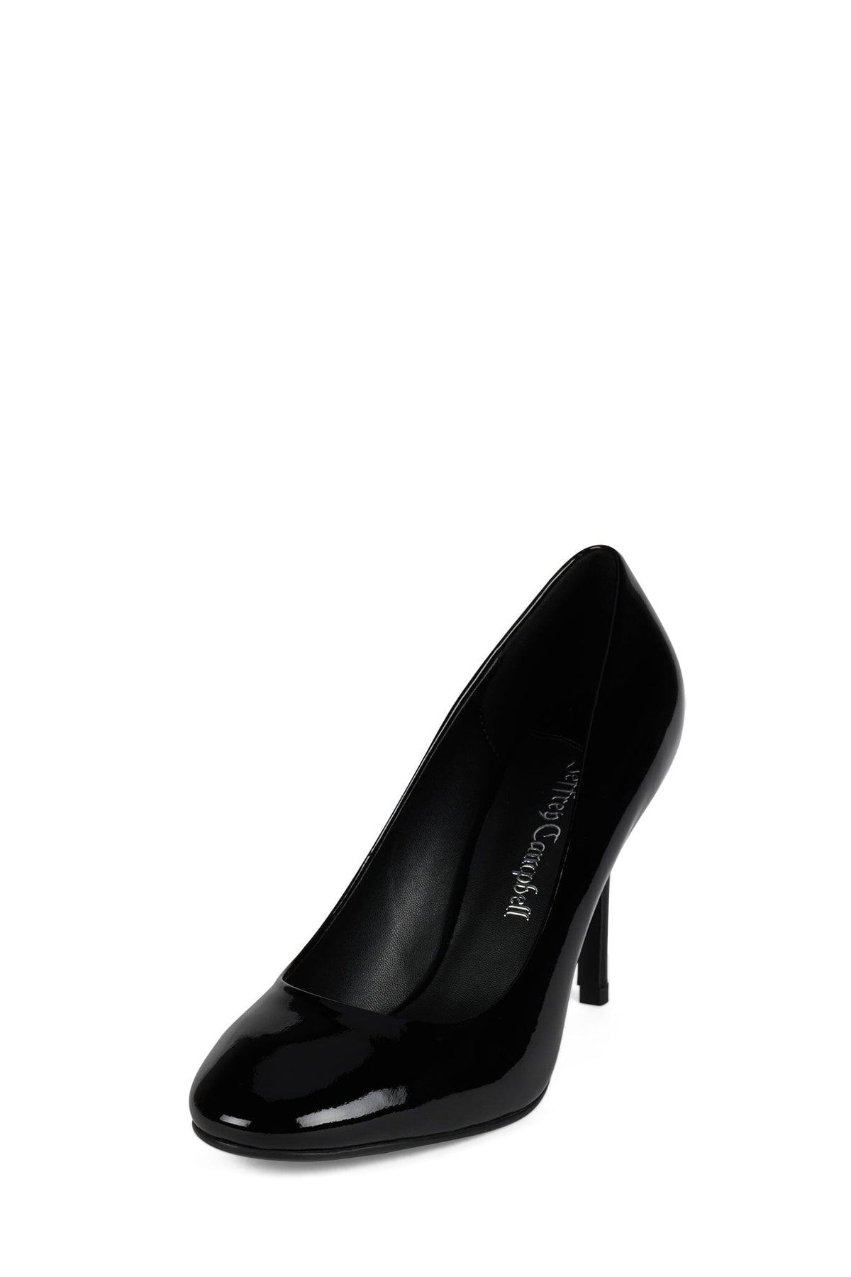 REAL-LIFE BLACK PATENT CRINKLE