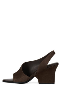 PASTICHE BROWN SUEDE