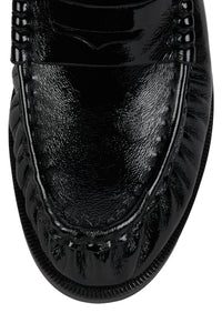 Stallone Black Crinkle Patent