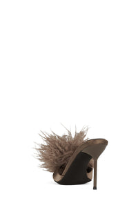 SHOPAHOLIC TAUPE SATIN COMBO