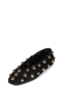 FATHOM-ST BLACK SUEDE GOLD