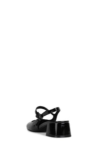 COU-COU BLACK PAT WHITE PAT