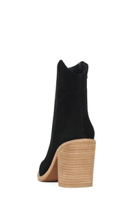 Horseshoe Black Suede