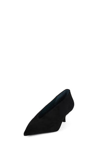 Ida-Mae Dark Black Suede