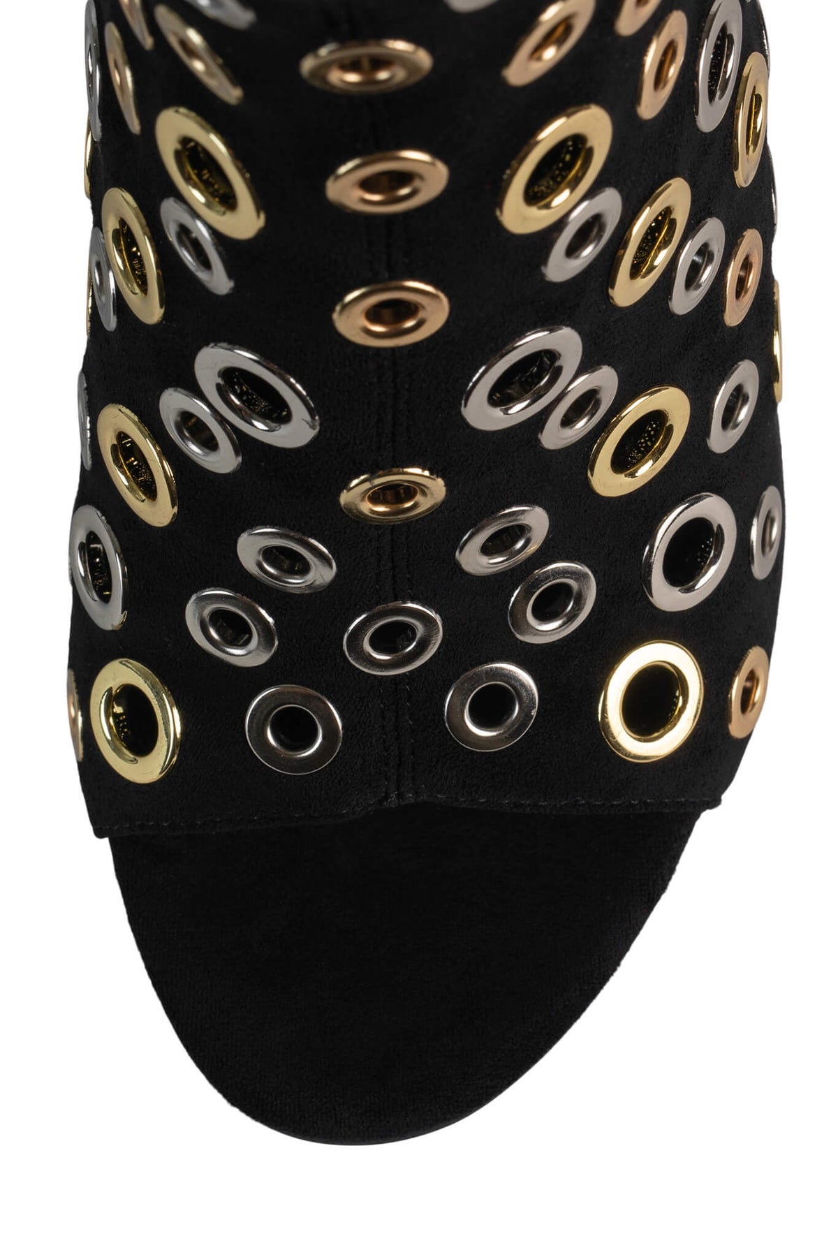LOOPHOLE BLACK SUEDE GOLD SILVER