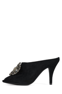 CORONATE BLACK SUEDE
