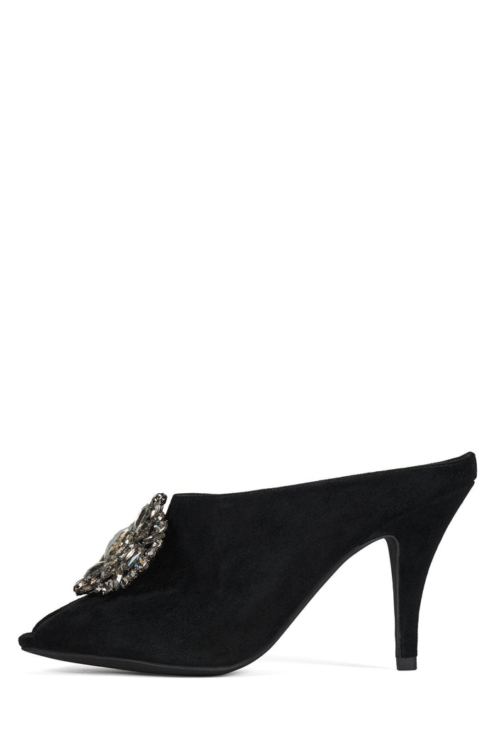 CORONATE BLACK SUEDE