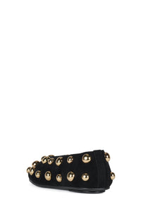 FATHOM-ST BLACK SUEDE GOLD