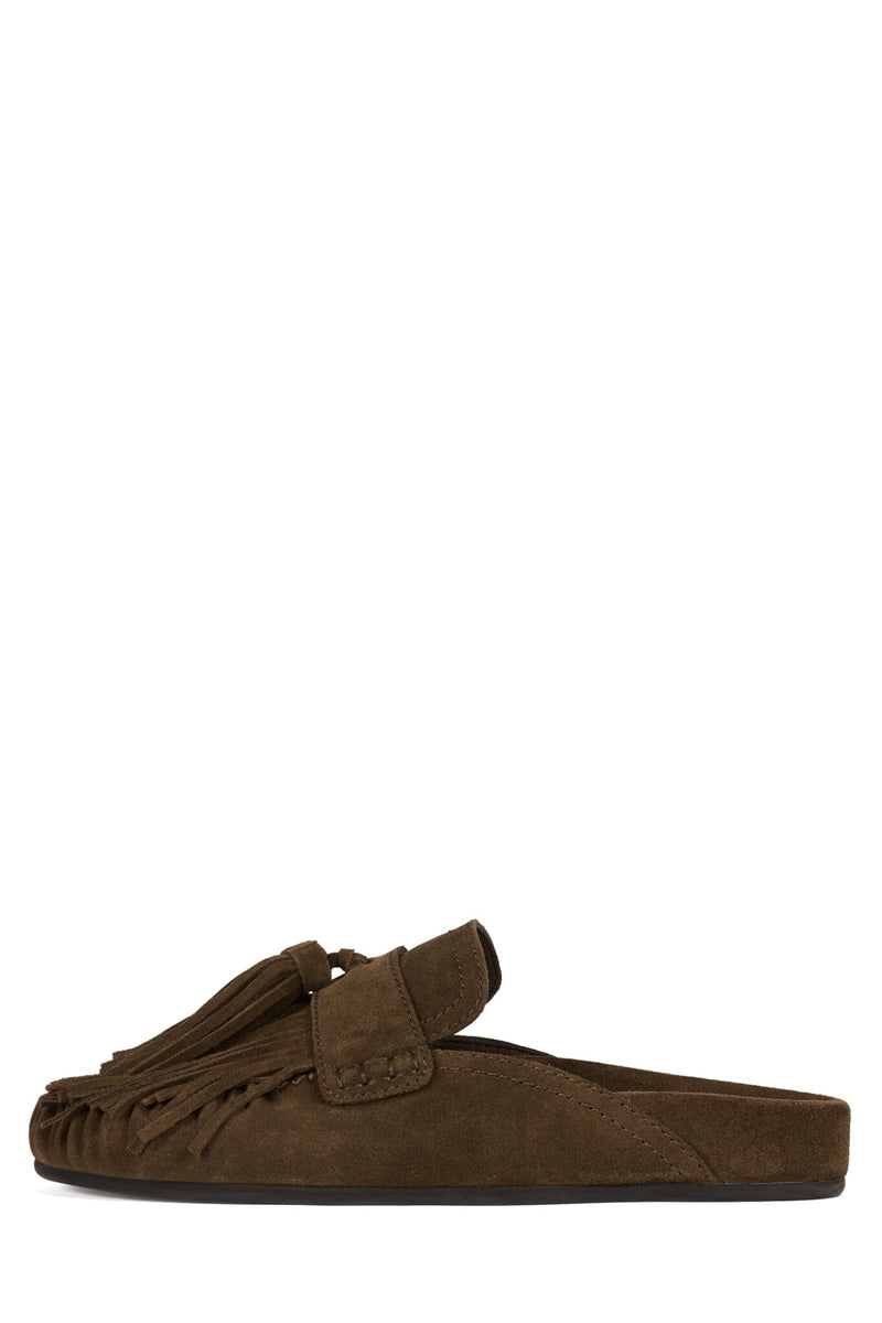 TOGGLE BROWN SUEDE
