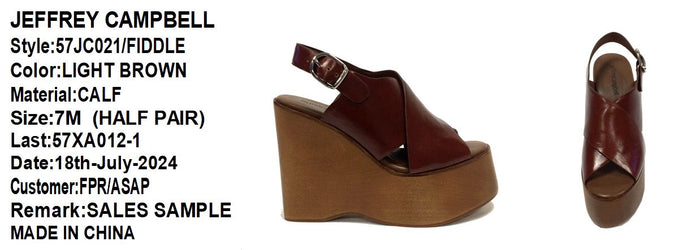FIDDLE LIGHT BROWN LEATHER