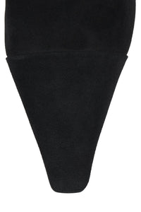 No-Time Black Suede