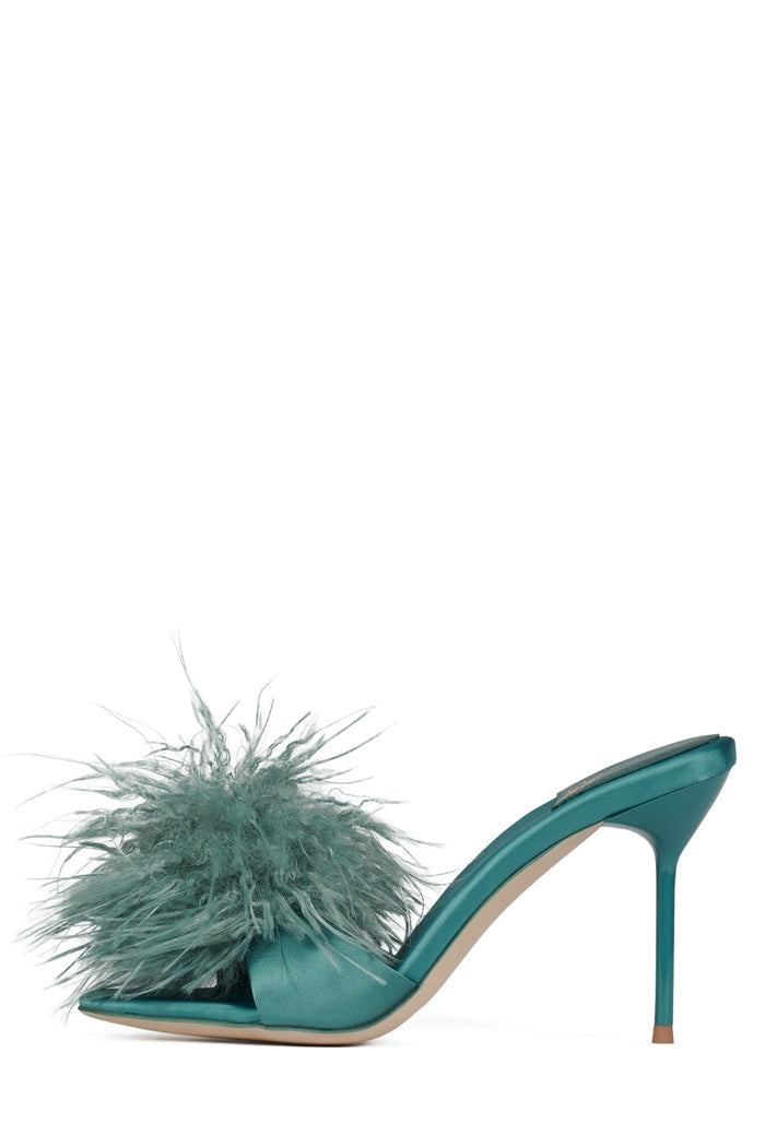 SHOPAHOLIC TEAL SATIN COMBO